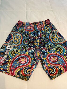 Secret Scientist Psychedelic Paisley Shorts- Men’s XL- 100% Cotton